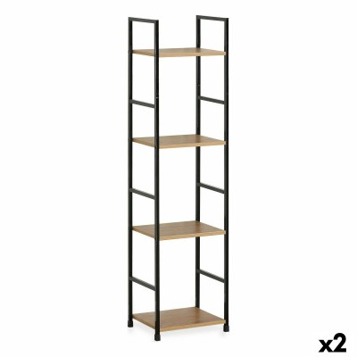 Étagère Confortime 4 Etagères Métal 29,1 x 23,5 x 112 cm (2 Unités)