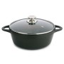 Casserole with lid Valira BLACK IND 28CM