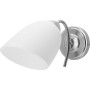 Wall Light Activejet NIKITA 1P Nikiel White nickel Metal Glass 60 W 220-240 V 26 x 12 x 12,5 cm 30 x 12 x 15 cm (1 Piece)