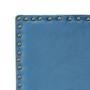 Headboard 180 x 6 x 60 cm Synthetic Fabric Blue