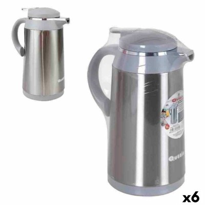 Carafe Thermique Quttin (1 L) Acier 20 x 13 x 27 cm (6 Unités)