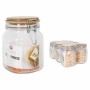 Jar Borgonovo Primizie Hermetically sealed Bamboo 1L 10,5 x 10,5 x 15,5 cm (6 Units)