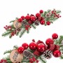 Décorations de Noël Rouge Multicouleur Plastique Ananas 50 cm