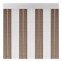 Curtain Acudam Lisboa Doors Crystal Brown Exterior PVC Aluminium 90 x 210 cm