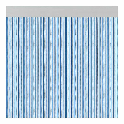 Rideau Acudam Brescia Portes Bleu Extérieur PVC Aluminium 90 x 210 cm