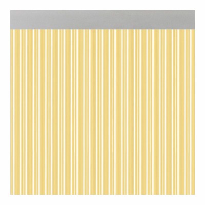 Curtain Acudam Ferrara Doors Yellow Transparent Exterior PVC Aluminium 90 x 210 cm