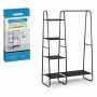 Coat rack with shelf Confortime 100 x 40 x 150 cm (2 Units)