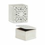 Boîte Décorative Blanc Bois 11,5 x 8 x 11,5 cm (6 Unités)