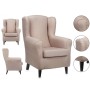 Armchair Sade Beige Pine 65 x 101 x 75 cm