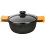 Casserole BRA Braisogona_A270336 Noir Ø 36 cm Aluminium Fonte d'aluminium