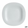 Flat plate Luminarc Carine Granit Grey Glass Ø 27 cm