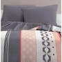 Housse de Couette HOME LINGE PASSION Bleu 220 x 240 cm