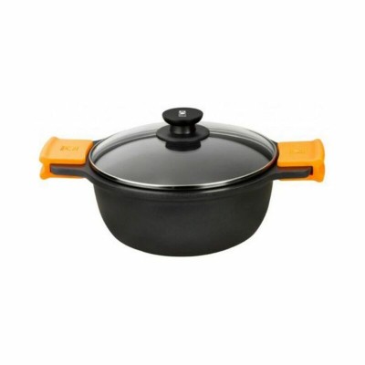 Casserole BRA A270320 (20 cm) Black Metal Aluminium Toughened aluminium Cast aluminium Ø 20 cm 2 L 3 L