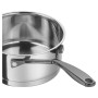 Casserole with lid Zwilling 71160-005-0 Black Silver 5 Pieces Ø 24 cm Ø 20 cm Ø 16 cm 1,5 L 2 L 3 L 6 L 3,5 L (5 Units)