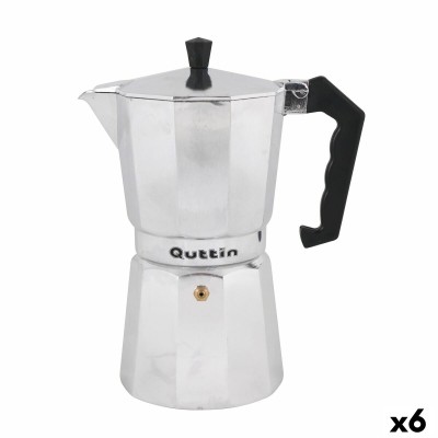 Cafetière Italienne Quttin 9 Tasses (6 Unités)