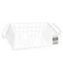 Basket for Kitchen Shelf Confortime White 43 x 24,4 x 18,5 cm (12 Units)