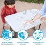 Child's Table Lifetime Cream Foldable Picnic 82,5 x 53,5 x 90 cm Steel Plastic