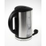 Kettle Adler AD 1216 Black Silver Stainless steel Plastic 2000 W 2200 W 1,7 L