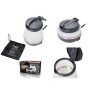 Kettle Adler AD 1279 White Black Plastic 750 W 0,6 L