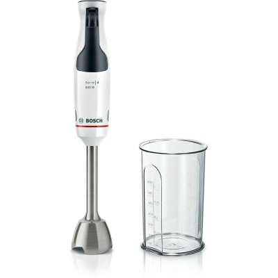 Hand-held Blender BOSCH MSM4W210 White Black 600 W 600 ml