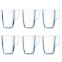 Lot de tasses Luminarc Nuevo (6 pcs) Transparent verre 400 ml (6 Pièces)