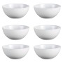 Set of bowls Luminarc Diwali White Glass (18 cm) (6 pcs)