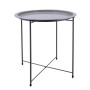 Table d'appoint Vinthera Moa Acier 47 x 50 cm Gris Métal