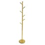 Coat rack Versa Golden Metal Steel Fusion 28 x 179 x 28 cm