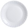 Plat à Gratin Luminarc Feston Blanc verre (Ø 30 cm) (6 Unités)