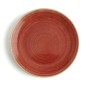 Assiette plate Ariane Terra Céramique Rouge Ø 18 cm (12 Unités)