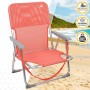 Chaise Pliante Aktive Flamingo Corail 44 x 72 x 35 cm (4 Unités)