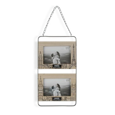 Photo frame Versa Wood 1 x 19,5 x 35,5 cm Pendant