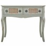 Hall Table with Drawers Alexandra House Living Grey Rattan Fir wood MDF Wood 33 x 77 x 90 cm