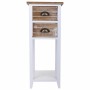 Nightstand Alexandra House Living White 30 x 73 x 30 cm