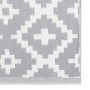 Tapis d’extérieur Paros 160 x 230 x 0,5 cm Gris polypropylène