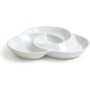 Snack tray Poppy 25 x 25 x 3,4 cm (12 Units)