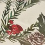 Nappe enduite antitache Belum Christmas Flowers Blanc Marron Rouge Vert 250 x 150 cm