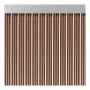 Curtain Acudam S-350 Doors Brown Exterior PVC Aluminium Tapes 90 x 210 cm