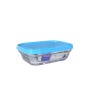 Boîte à repas rectangulaire avec couvercle Duralex Freshbox Bleu 400 ml