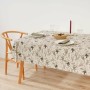 Nappe enduite antitache Belum Christmas Mistletoe Rouge Vert Naturel 150 x 150 cm