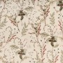 Nappe enduite antitache Belum Christmas Mistletoe Rouge Vert Naturel 150 x 150 cm