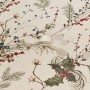 Nappe enduite antitache Belum Christmas Mistletoe Rouge Vert Naturel 150 x 150 cm