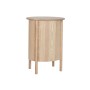 Nightstand Home ESPRIT Natural Natural rubber 48 x 35 x 66 cm