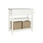 Console DKD Home Decor Beige osier Bois de paulownia 88 x 38 x 80 cm