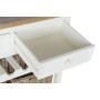 Console DKD Home Decor Beige wicker Paolownia wood 88 x 38 x 80 cm