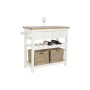 Console DKD Home Decor Beige osier Bois de paulownia 88 x 38 x 80 cm