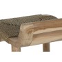 Tabouret Home ESPRIT Naturel Rotin Teck Fibre 37 x 45 x 77 cm