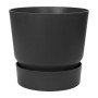 Pot Elho Greenville Noir Plastique Rond Ronde Ø 40 cm Ø 39 x 36,8 cm