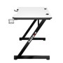 Desk Huzaro Hero 2.5 White Black Aluminium 120 x 60 cm