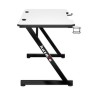 Desk Huzaro Hero 2.5 White Black Aluminium 120 x 60 cm